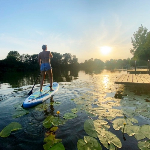 SUP-olás a Holt-Körösön