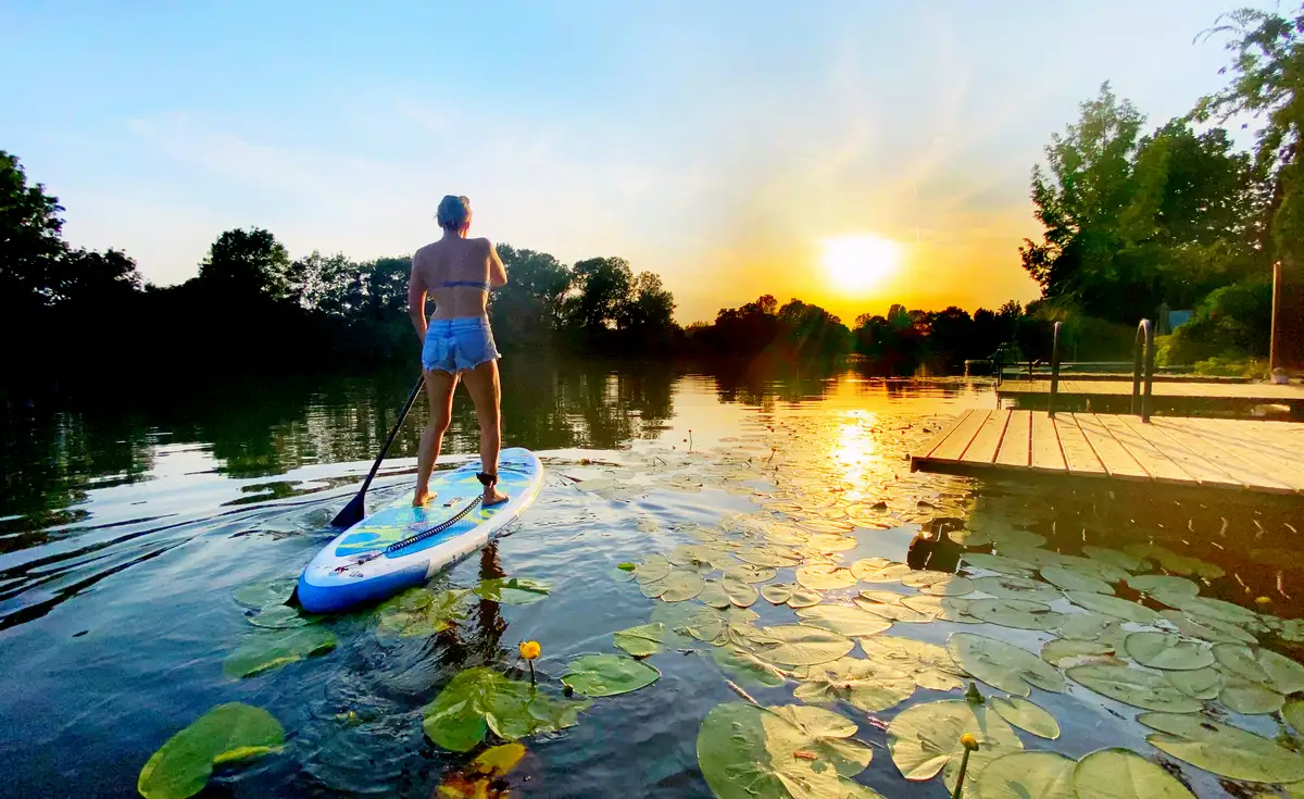 SUP-olás a Holt-Körösön